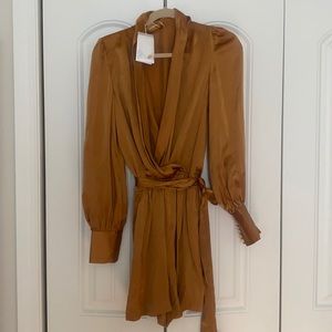 NWT Zimmerman Silk Romper Sz 2 (US 6/8)